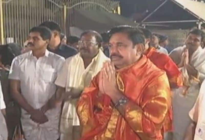 Edappadi Palaniswami went to Vijayawada today to visit the temple KAK