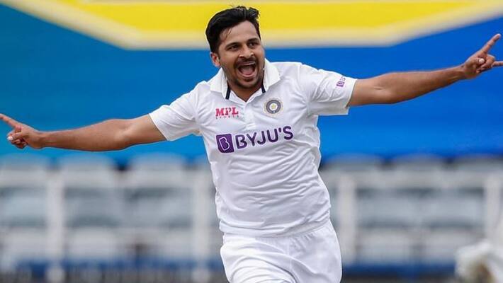 shardul thakur once again gives break by got first wicket of south africa in second innings of second test shardul thakur once again gives break by got first wicket of south africa in second innings of second test