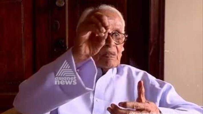 Freedom fighter K Ayyappan Pillai passes away Freedom fighter K Ayyappan Pillai passes away