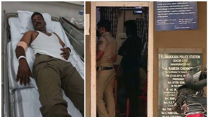 bike thief attacks police in cochi edappally bike thief attacks police in cochi edappally