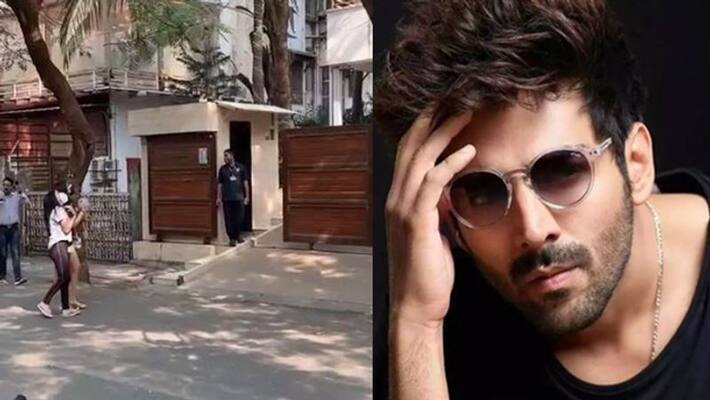 two ladies make hungama at kartik aryan house two ladies make hungama at kartik aryan house