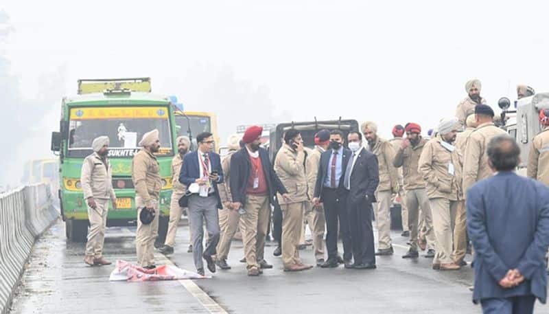 Major security breach forces cancellation of PM Modi Punjab visit stuck on flyover for 15 20 minutes pod
