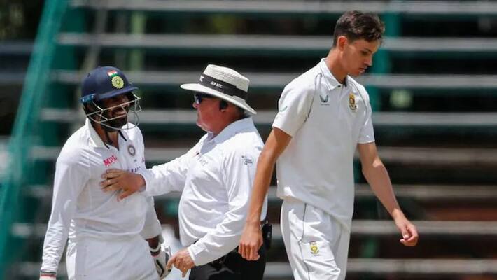 SA vs IND : Jasprit Bumrah had a face-off with Marco Jansen on 2nd cricket Test SA vs IND : Jasprit Bumrah had a face-off with Marco Jansen on 2nd cricket Test