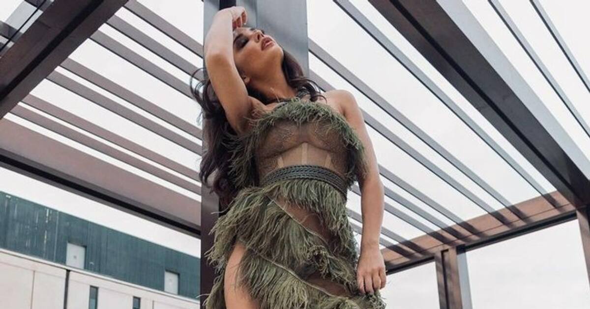 ஓவர் ஹாட்..கவர்ச்சியின் உச்சத்திற்கே சென்ற எமிஜாக்சன்..காட்டு வாசி உடையில் கண்ணைக்கட்ட வைக்கும் எமி..