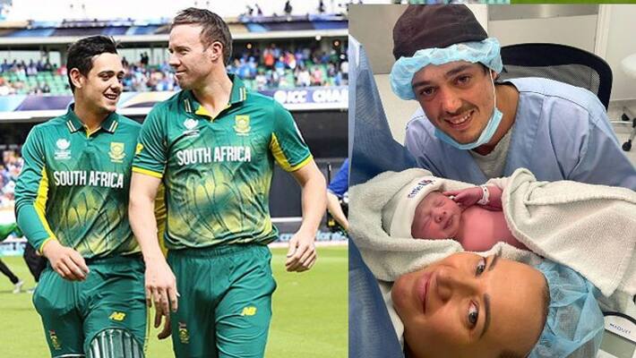 Quinton de Kock and his wife, Sasha have been blessed with a baby girl, Kiara Quinton de Kock and his wife, Sasha have been blessed with a baby girl, Kiara