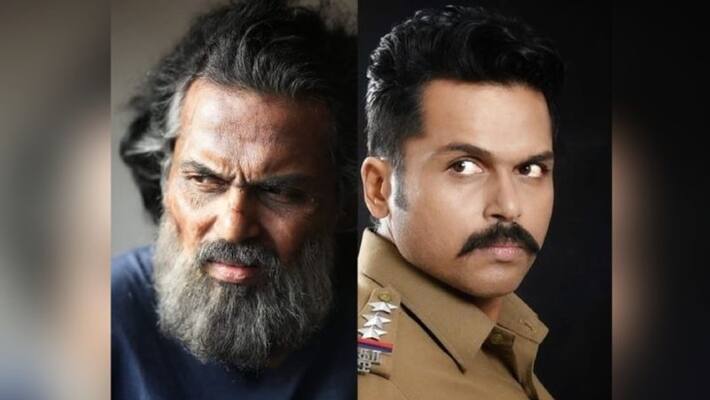 Karthi Starrer sardar movie stills stuns fans Karthi Starrer sardar movie stills stuns fans