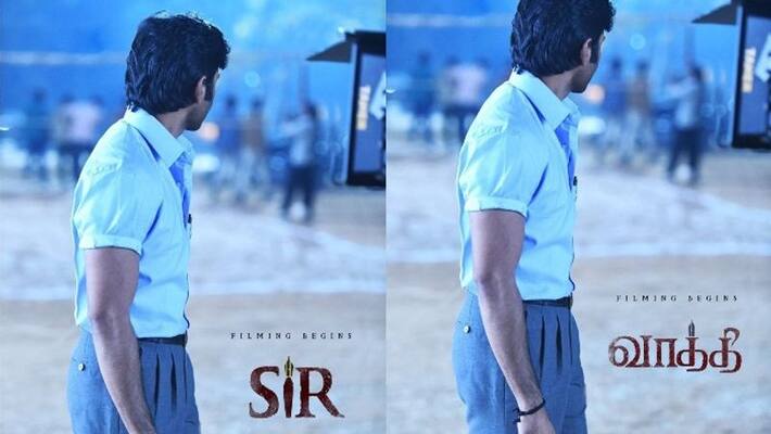 Dhanush starrer new film Vaathi starts rolling Dhanush starrer new film Vaathi starts rolling
