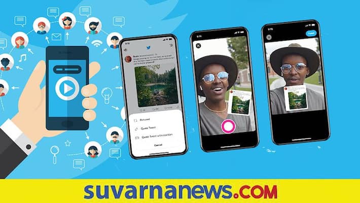 Twitter New Feature Users can now react to tweet with photos and videos Twitter New Feature Users can now react to tweet with photos and videos