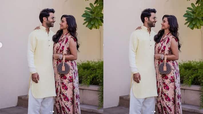 Rajkummar Rao was seen in a romantic mood with Patralekha NTP Rajkummar Rao was seen in a romantic mood with Patralekha NTP