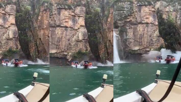 7 dead 9 injured after rock collapses on 2 boats at waterfall in Brazil 7 dead 9 injured after rock collapses on 2 boats at waterfall in Brazil