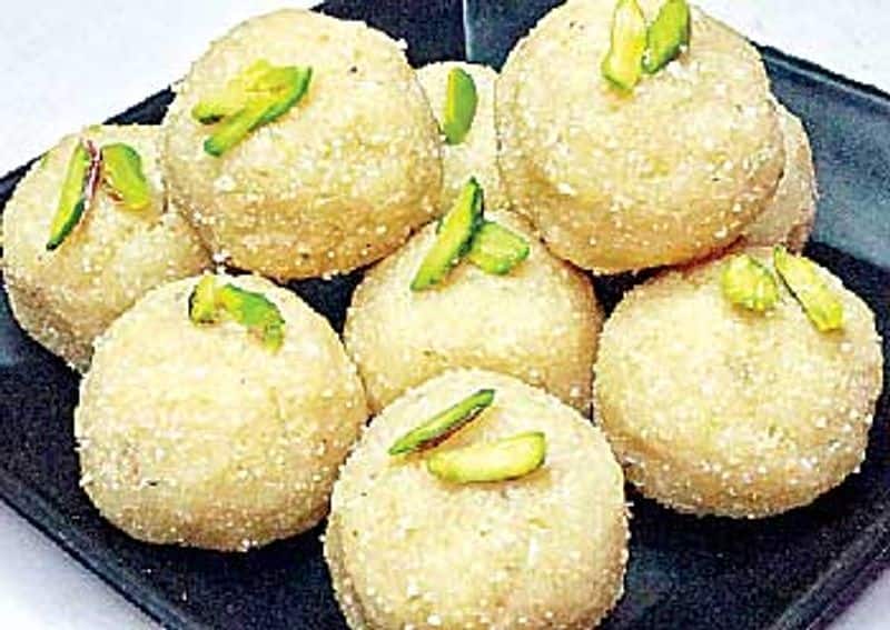 Tasty and sweet rice powder laddu recipe and preparation full details are here