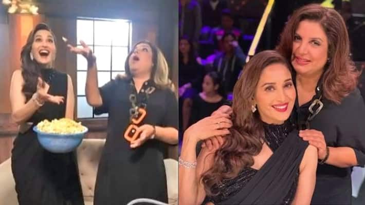 Madhuri Dixit wishes Farah Khan on her birthday in a different way kpg Madhuri Dixit wishes Farah Khan on her birthday in a different way kpg