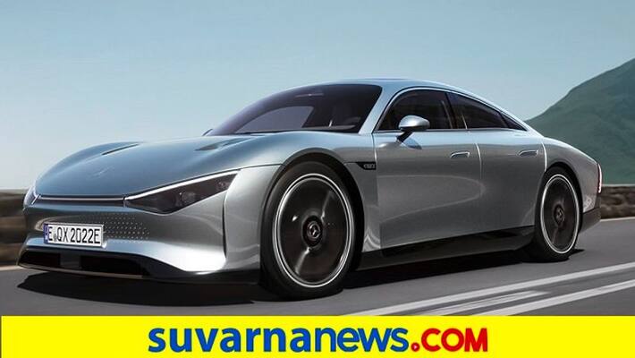 Mercedes Benz unveils solar powered EQXX concept car 1000 kilometers mileage range on Single charge ckm Mercedes Benz unveils solar powered EQXX concept car 1000 kilometers mileage range on Single charge ckm