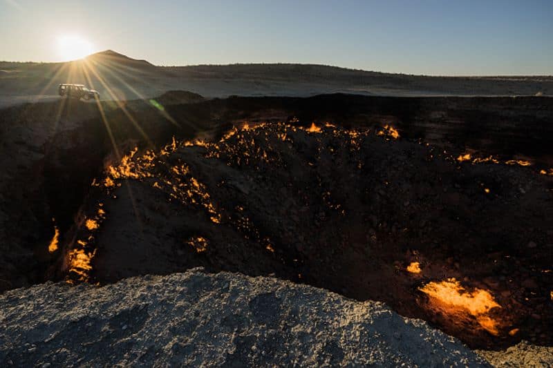 Turkmenistans president is calling for an end to Gateway to Hell