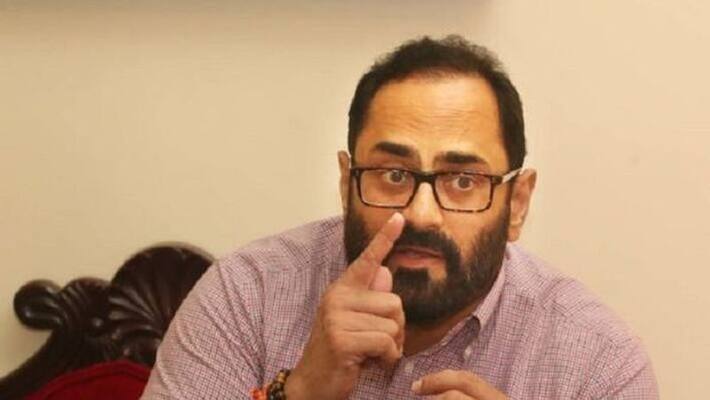Union Minister Rajeev Chandrashekhar takes on Delhi CM Arvind Kejriwal over freebies politics and loan waivers, DVG Union Minister Rajeev Chandrashekhar takes on Delhi CM Arvind Kejriwal over freebies politics and loan waivers, DVG