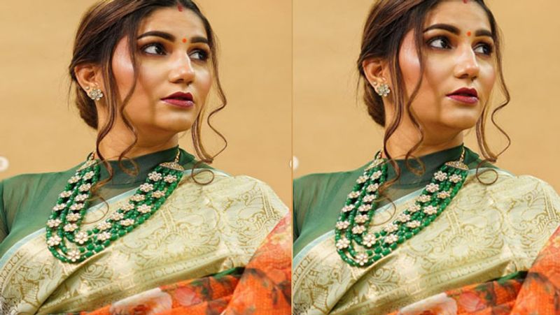 Sapna Choudhary looks stunning in saree photos goes viral NTP