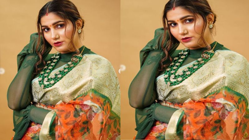 Sapna Choudhary looks stunning in saree photos goes viral NTP