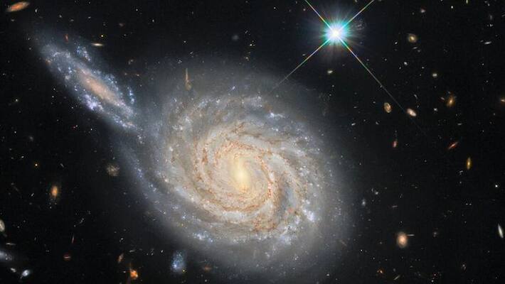 NASA Shares Photo of Two Seemingly Colliding Galaxies Captured by Hubble NASA Shares Photo of Two Seemingly Colliding Galaxies Captured by Hubble
