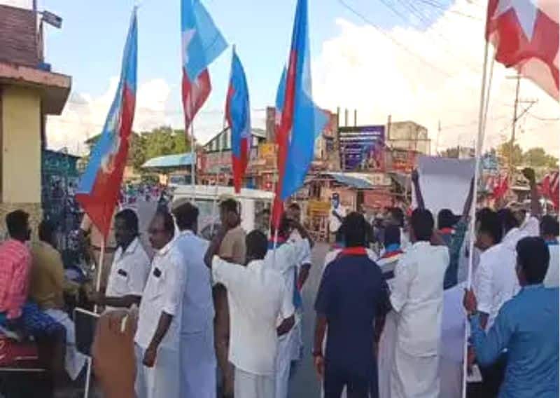 Annamalai has urged to take action against the viduthalai siruthaigal party which raised slogans criticizing the police