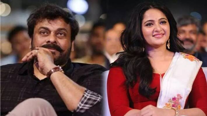 Anushka Shetty With Megastar Chiranjeevi New Movie Anushka Shetty With Megastar Chiranjeevi New Movie