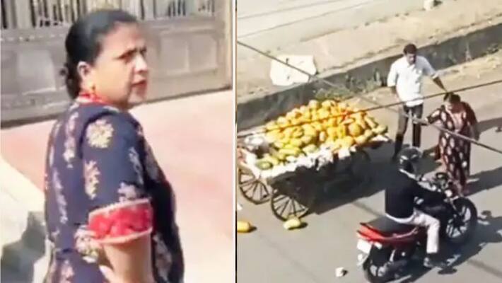 Madhya Pradesh news woman professor throw fruit on handcart in road and Comments by Kumar Vishwas kpr Madhya Pradesh news woman professor throw fruit on handcart in road and Comments by Kumar Vishwas kpr