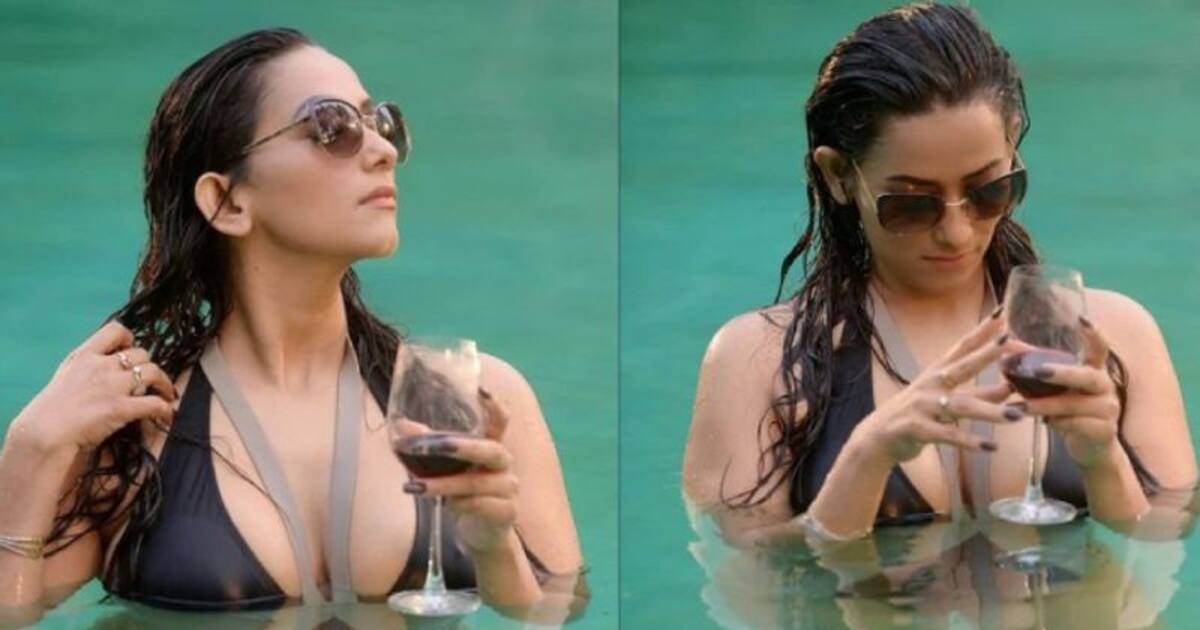 sanjana singh Hot : எடுப்பான மேனியை பிகினியில் அப்பட்டமாக காட்டி.. கவர்ச்சியால் கிறங்கடிக்கும் சஞ்சனா சிங்