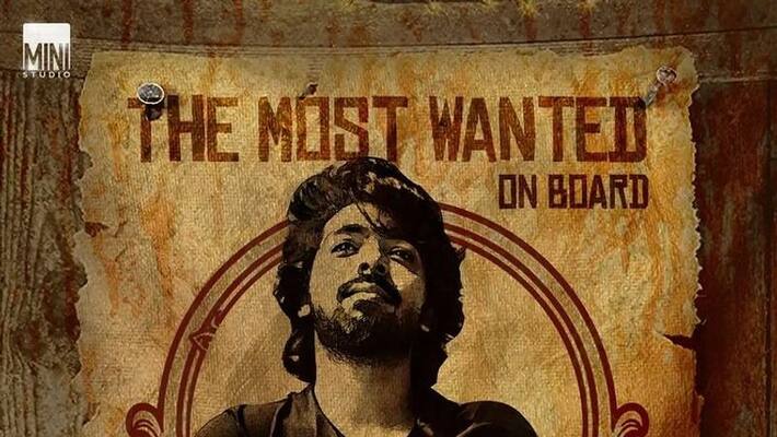 gv prakash on board of Mark Antony.. gv prakash on board of Mark Antony..