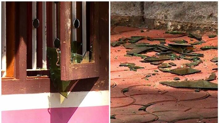 complaint that the windows of a house in malappuram were shattered by police complaint that the windows of a house in malappuram were shattered by police