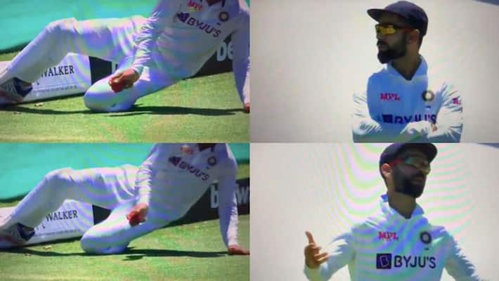 Virat Kohli Frustrated As Mayank Agarwal and Cheteshwar Pujara Fielding Mistakes Virat Kohli Frustrated As Mayank Agarwal and Cheteshwar Pujara Fielding Mistakes