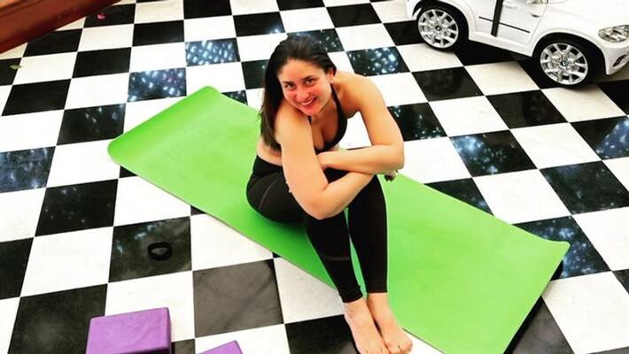 kareena kapoor back to her yoga mat, bollywood actress spotted without makeup KPJ kareena kapoor back to her yoga mat, bollywood actress spotted without makeup KPJ
