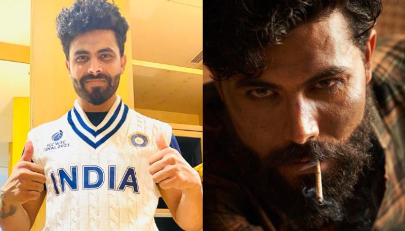 Ravindra Jadeja Copied Pushpa The Rise movie hero Allu Arjun look, picture goes viral spb