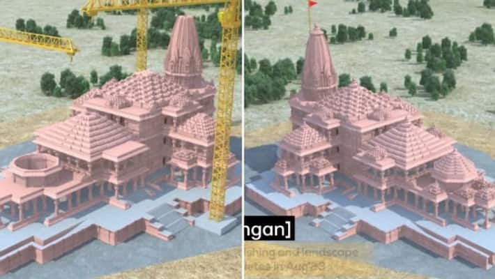 Uttar Pradesh Ayodhya: Take a look at magnificent Ram Janbhoomi Temple, trust releases 3D video-dnm Uttar Pradesh Ayodhya: Take a look at magnificent Ram Janbhoomi Temple, trust releases 3D video-dnm