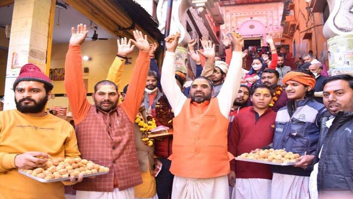 Uttar Pradesh Up election 2022 Sant Samaj happy Yogi Adityanath contesting elections from Ayodhya Uttar Pradesh Up election 2022 Sant Samaj happy Yogi Adityanath contesting elections from Ayodhya