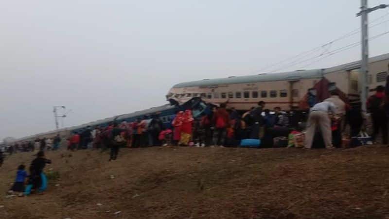 Patna Guwahati Bikaner express is derailed at Maynaguri, Jalpaguri