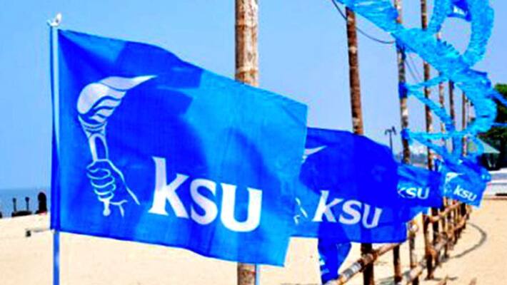 student election winner of KSU abducted by sfi workers student election winner of KSU abducted by sfi workers