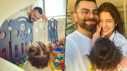 Virat Kohli adorable hi to daughter Vamika in the stands will melt your heart watch drb