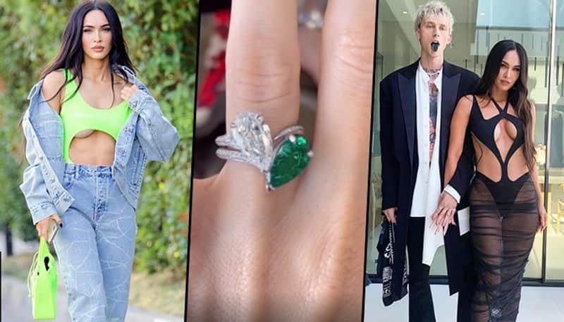Hollywood Here how much Megan Fox custom made diamond and emerald engagement ring costs check out drb