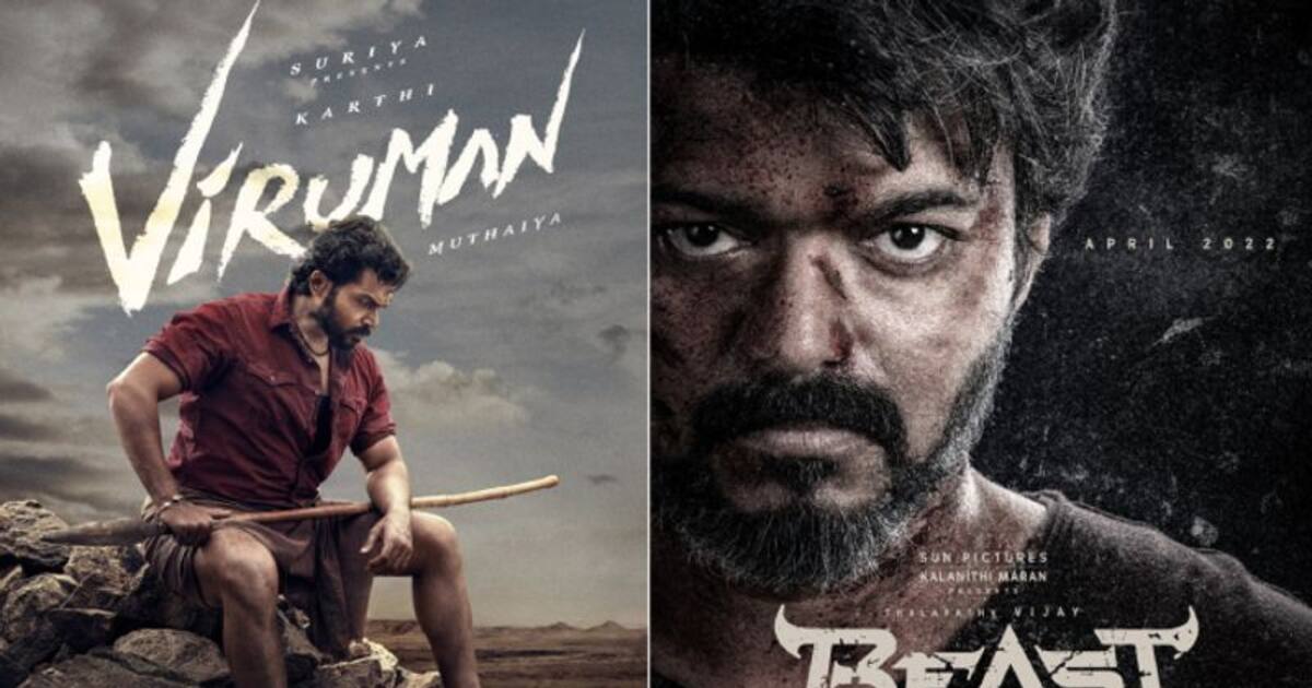 viruman update : ‘கைதி’யை போல் கைகொடுக்குமா ‘விருமன்’.... பிகிலை தொடர்ந்து பீஸ்ட் உடன் மோத ரெடியாகும் கார்த்தி