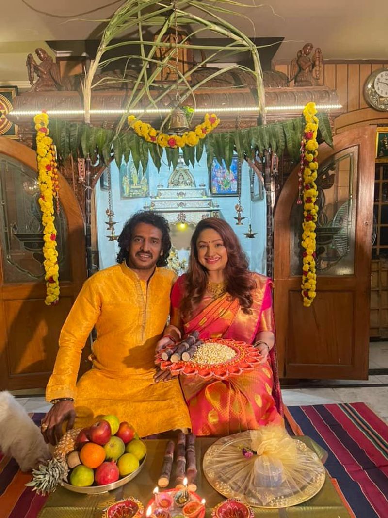 Kannada Upendra family celebrates Makara Sankranthi vcs