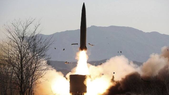 North Korea fired two railway borne tactical guided missiles North Korea fired two railway borne tactical guided missiles