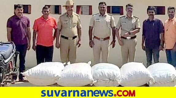 Shivamogga Hosangara man arrested by police charges of stealing areca nut in mnj Shivamogga Hosangara man arrested by police charges of stealing areca nut in mnj