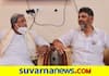 Asianet Suvarna News with Siddaramaiah and DK Shivakumar in Prajadhwani bus suh