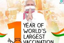 Health Minister Mansukh Mandaviya calls India vaccination drive most successful in the world 1 Year Of Vaccination