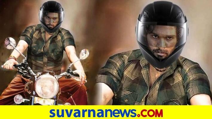 Pushpa Hyderabad Police Uses Allu Arjuns Film Poster To Spread Awareness On Helmet Use dpl Pushpa Hyderabad Police Uses Allu Arjuns Film Poster To Spread Awareness On Helmet Use dpl
