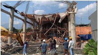 panchayat said no construction permission for the collapsed building in Markaz Knowledge City