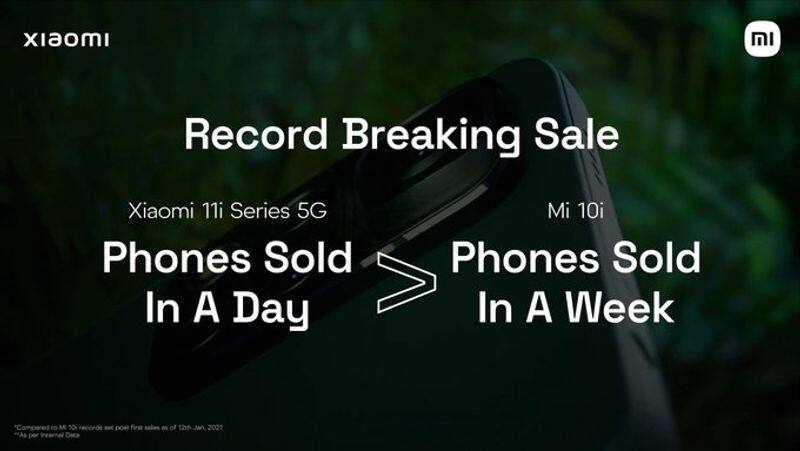 Xiaomi 11i series sets new sales record