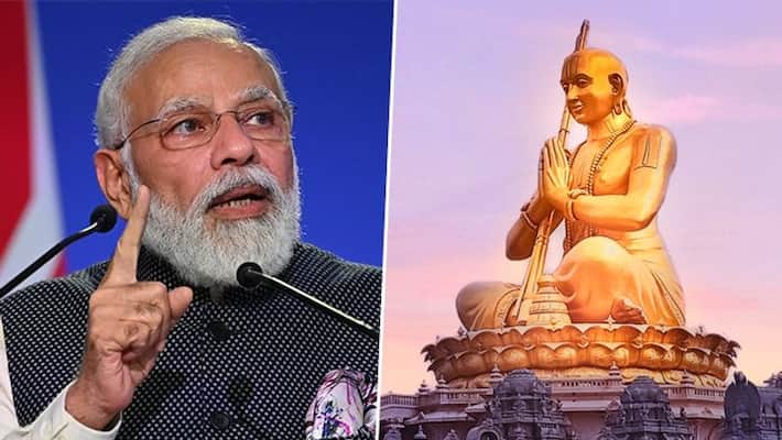 PM Modi to unveil 216 foot Statue of Equality on February 5 in Hyderabad gcw PM Modi to unveil 216 foot Statue of Equality on February 5 in Hyderabad gcw