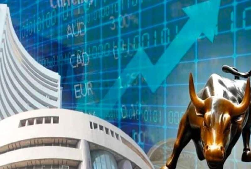 Sensex rises 200 points, and the Nifty is above 18,650,  bank record high.