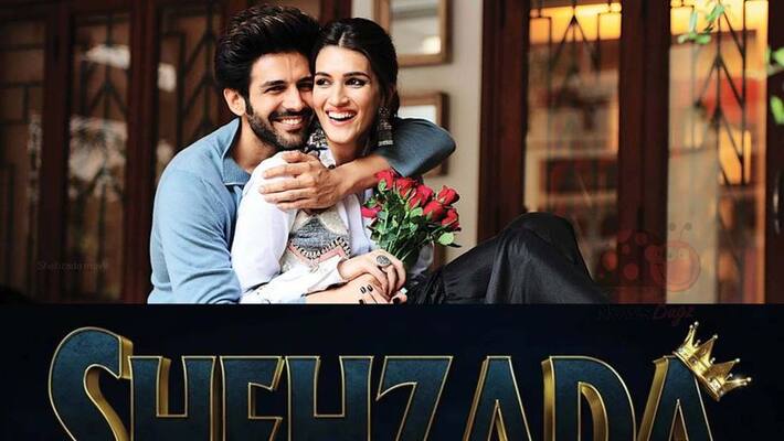 Shehzada Teaser Karthik Aryan action avatar on birthday Kriti Sanon hot look impressed rps Shehzada Teaser Karthik Aryan action avatar on birthday Kriti Sanon hot look impressed rps