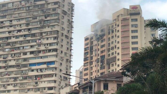 Several injured as major fire breaks out in 20-storey building near Mumbai's Bhatia hospital; 3 critical-dnm Several injured as major fire breaks out in 20-storey building near Mumbai's Bhatia hospital; 3 critical-dnm